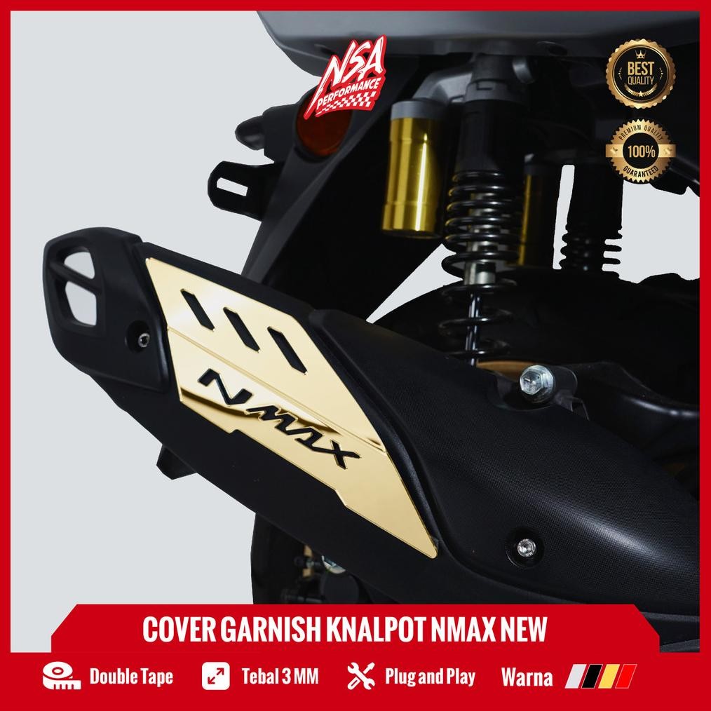 Promo! Nsa Cover Garnish Knalpot Nmax New Garnis Knalpot Nmax New Aksesoris Motor Nsa Performance