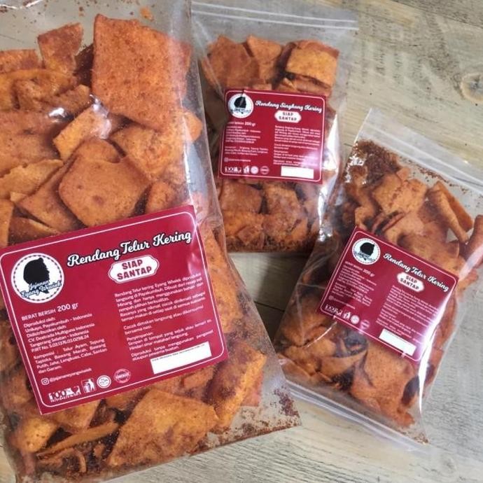 

Produk Baru!! Keripik Rendang Telur Padang 200gr - Snack Khas Minang