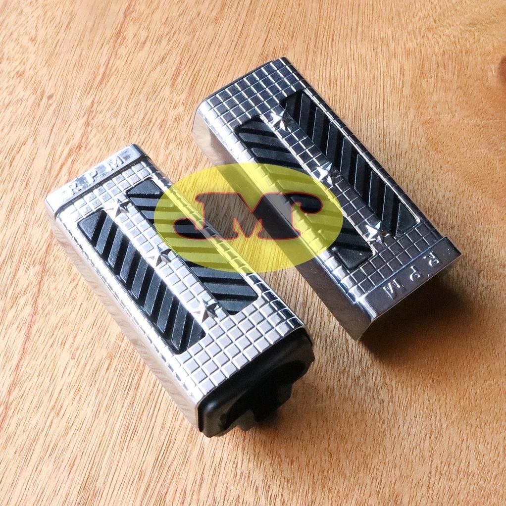 Footstep Depan Belakang Foot Step Motor Bahan Besi Dan Karet Sparepart Variasi Pijakan Kaki Belakang