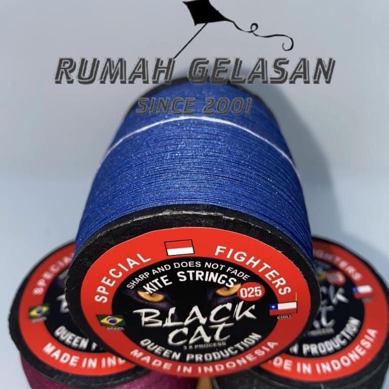 gd-5 Senar Gelasan Layang Layang Spesial Turnamen Black Cat Terlaris