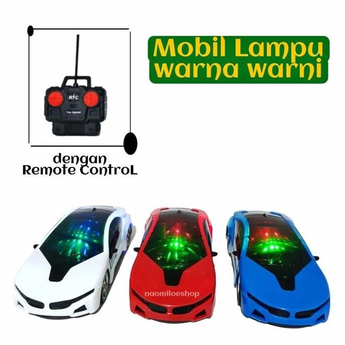 Terbaru mobil lampu RC Mclaren disco mobil remote control bugatti ferrari madi50