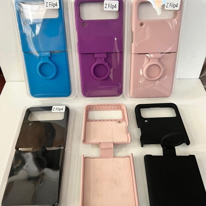 Promo Case Anti Noda With Ring For Samsung Galaxy Z Flip 4 Berkualitas