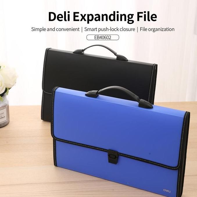 

Deli EB40602 Expanding File Snap FC 13P 2C / Expanding File 13 Kantong