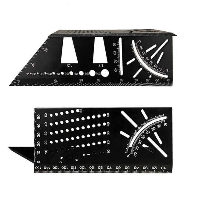 

PENGGARIS SEGITIGA PENANDA TITIK MARKING LINE RULER 3D ANGLE SPEED SQUARE