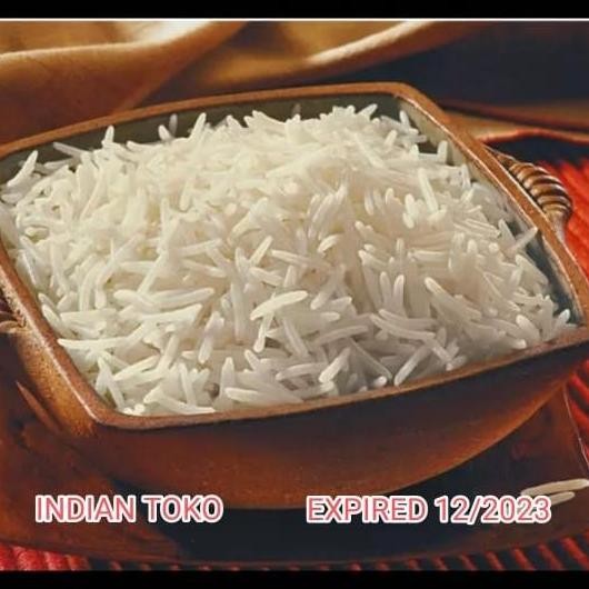 

best seller] LONG WHITE BASMATI RICE / BERAS BASMATI PUTIH / INDIA /1 KG
