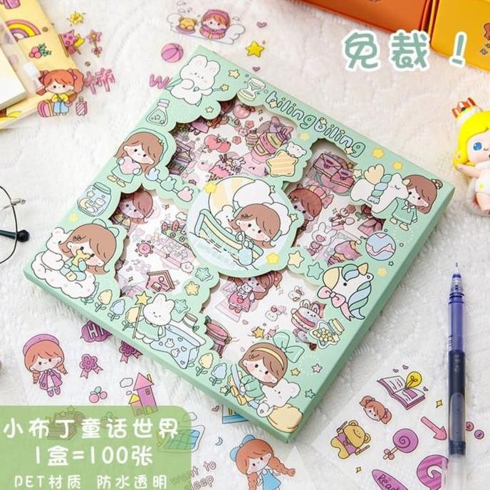 

Kualitas terbaik] Stiker Motif Kartun Korea Lucu Anti Air Dekorasi Handbook Lucu momo