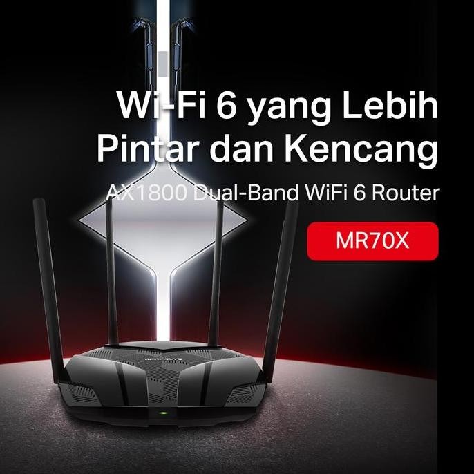 TERLARIS - TP-Link Mercusys MR70X Dual-Band WiFi 6 Router