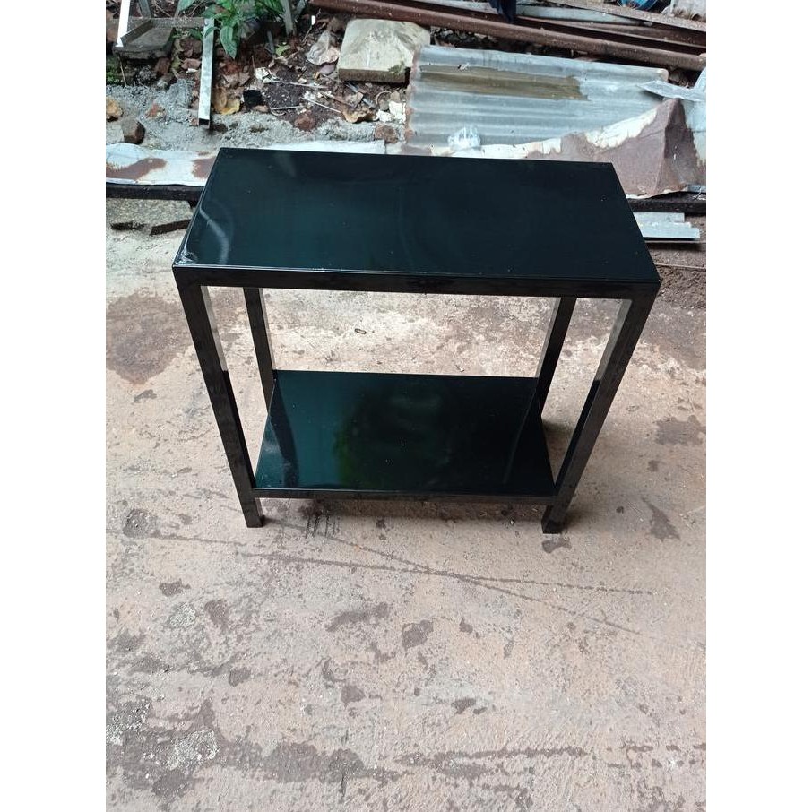 langsung order saja] Meja Aquarium Besi Holo Full Plat 2 Alas