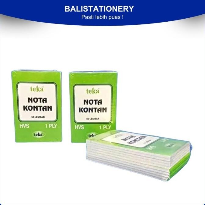 

~@~@~@~@] Nota Kontan Kecil 1 Ply Teka / Nota K1 Teka