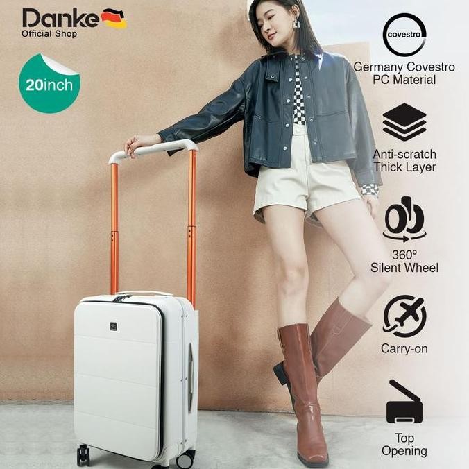 TERMURAH - Danke Horizon Top Load 20inch H9876-20 - Koper Kabin 20in Buka Atas Anti Gores Baret Peca