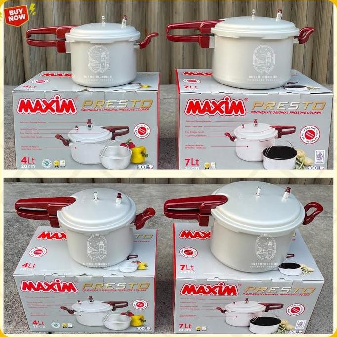 SALE MAXIM PRESTO 4 - 7 - 12 LITER PANCI PRESTO KUKUS PANCI SERBAGUNA MAXIM LT