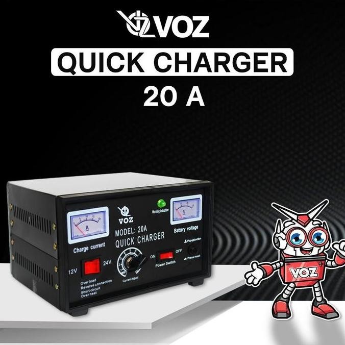 VOZ CHARGER AKI 20A | CHARGER AKI MOBIL | CHARGER AKI KERING