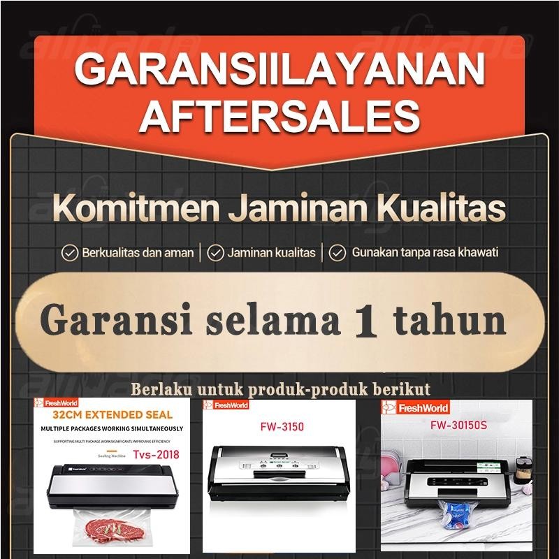 Perpanjangan Garansi 1 Tahun - Freshworld Sealing Machine/Tvs-2018/ Fw-3150/ Fw-3150S  - Perpanjanga