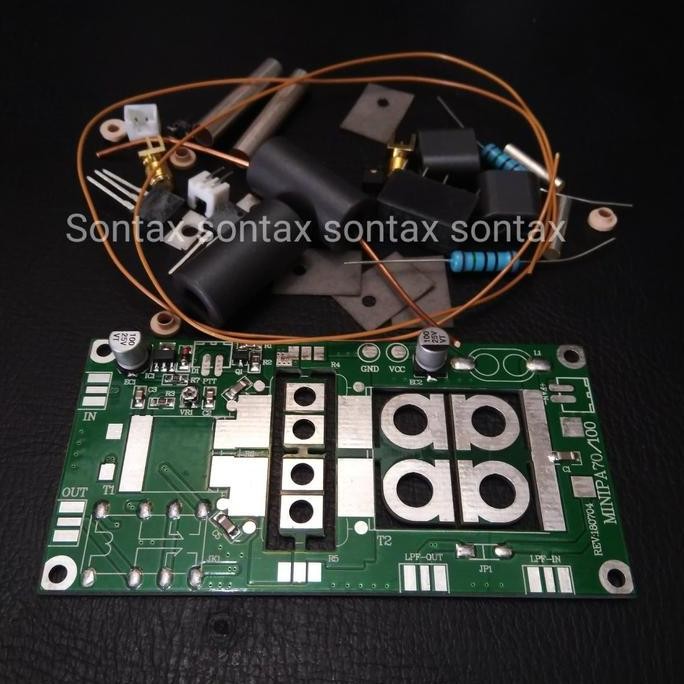 Promo pcb kit diy power linear amplifier rf am ssb cb 70w radio 27mhz band COD
