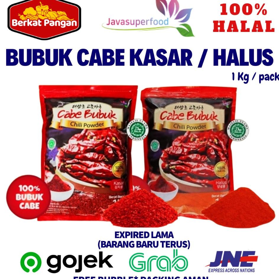 

Gochugaru Bubuk Cabe Kasar Cabe Halus Chili Powder Korea 1 Kg