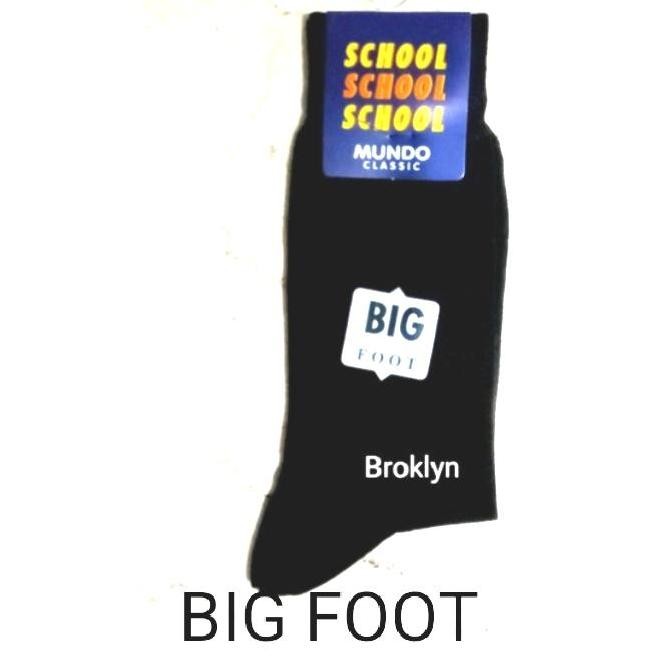 Baru Kaos Kaki Mundo Big Foot Hitam Ukuran Besar Lembut Nyaman