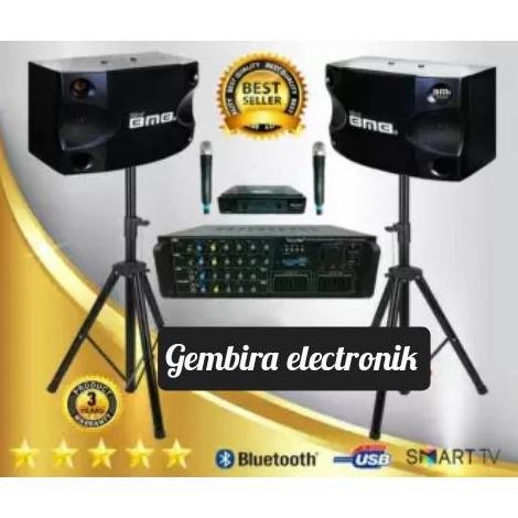 Promo Paket Karaoke BMB Bluetooth ampli Weston Original COD