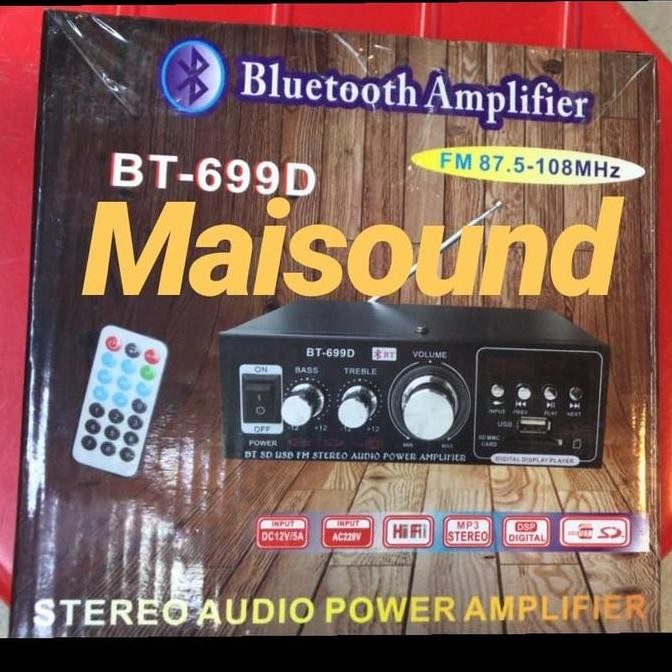 Promo AMPLIFIER BT 699D AMPLI MINI BT 699 D BT699D USB SD CARD FM RADIO COD