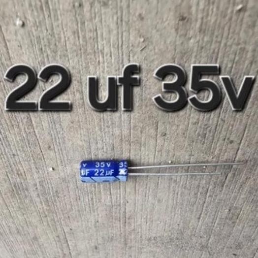 ( 22 UF 35V ) ELKO ELCO 22UF 35VOLT 22 UF MIKRO  50V 35V 25V 16V 10V