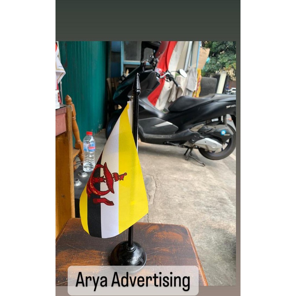 

Bendera negara BRUNEI DARUSALAM+tiang kayu meja murah