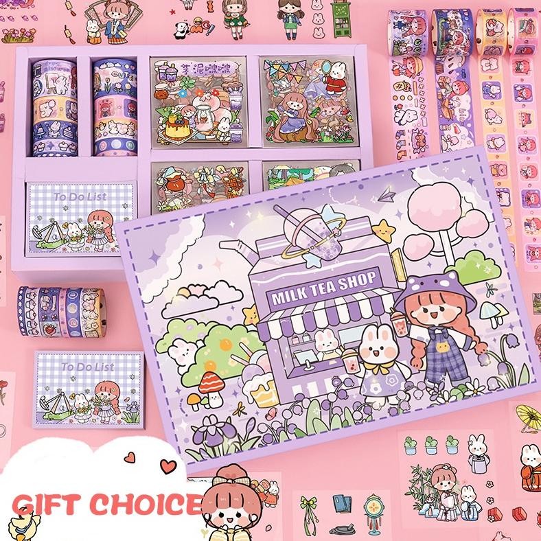 

Readyy!! Tape / Selotip Washi Motif Kartun Lucu Untuk Dekorasi Kotak Hadiah DIY