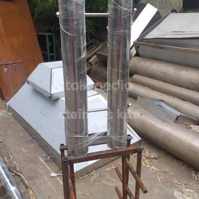 tiang bendera stainless 6 meter murah