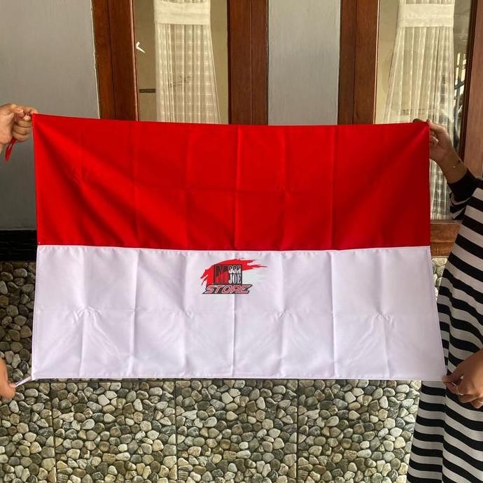 Bendera Merah Putih Katun Drill 90 x 60 Super Premium Kain Tebal murah