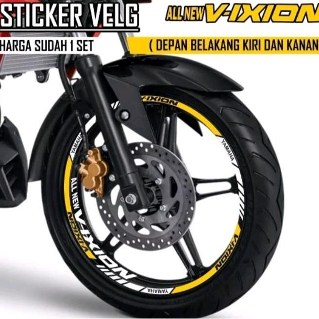 CUTTING STICKER VELG VIXION NEW MOTOR MOTORCYCLE