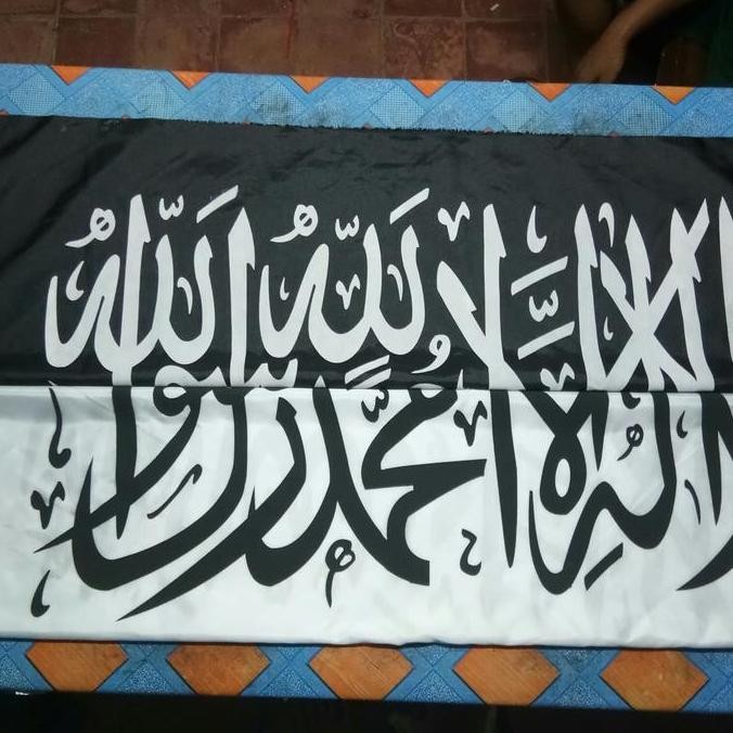 ready  bendera tauhid banded 6pc not ikat kepala tauhid not topi tauhid