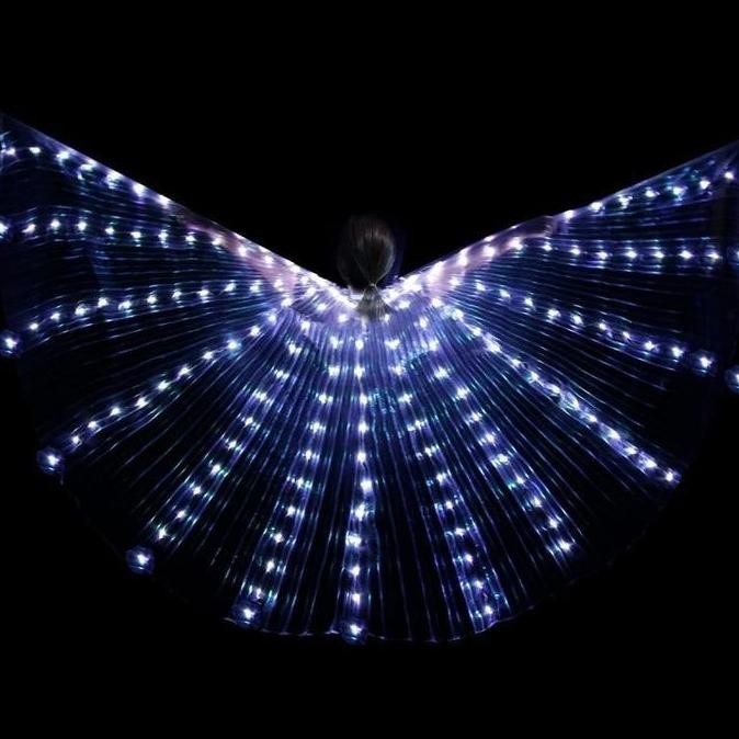 NEW  Sayap Kerub Belly Dance Led Kostum Sayap Malaikat Kostum Sayap