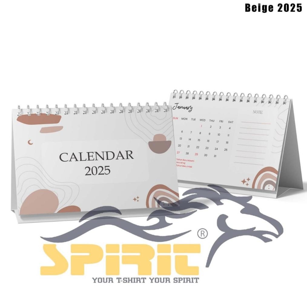 

Readyy!! [BEST SELLER] KALENDER MEJA TAHUN 2025 / KALENDER DUDUK TAHUN 2025 "BEIGE