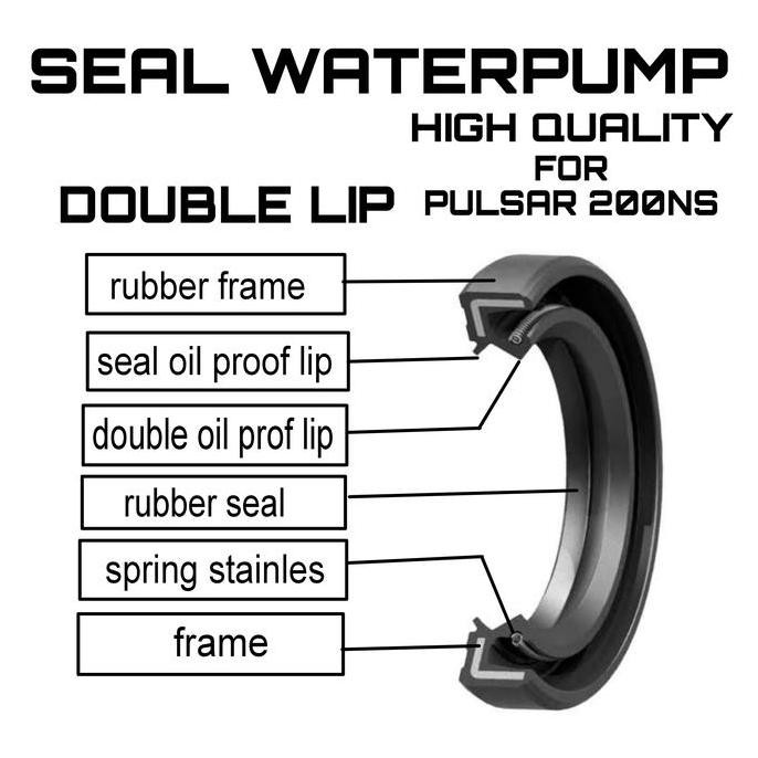 SEAL WATERPUMP PULSAR 200NS WATER PUMP KAWASAKI PULSAR 200 NS