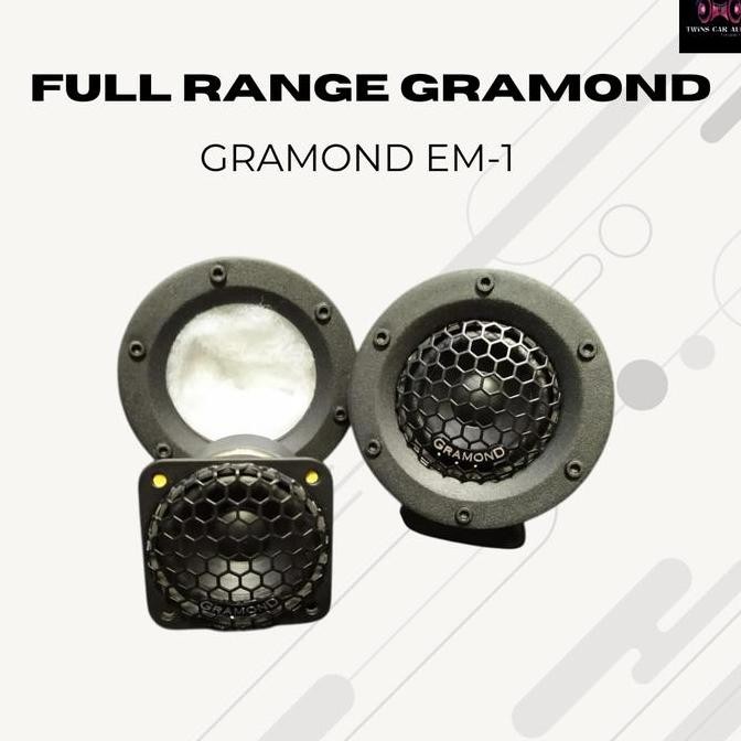 Speaker Fullrange Mobil Gramond EM-1 Suara Vokal Jernih & Detail