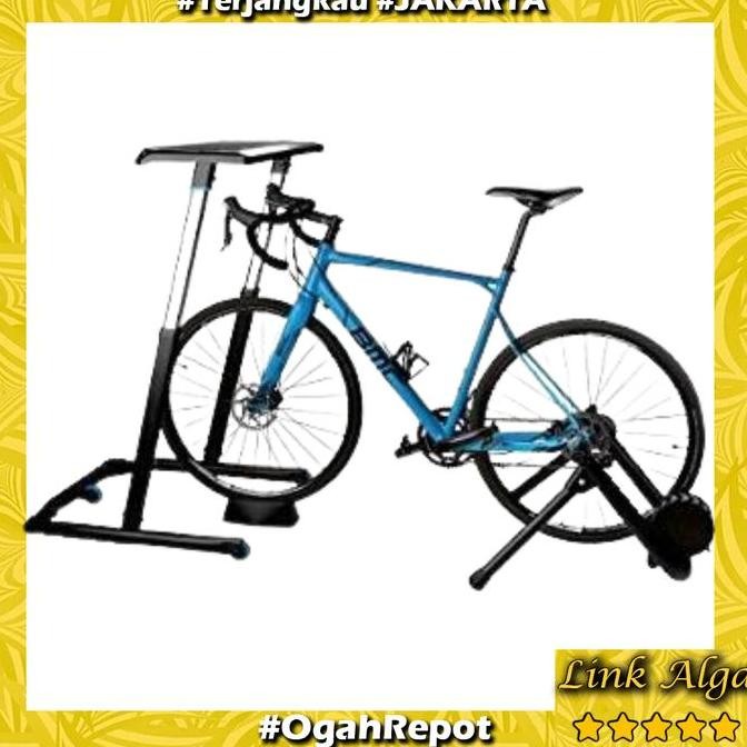 ready Zwift Bike Trainer Desk Meja Trainer Sepeda Wahoo Tacx Garmin
