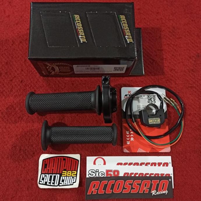 Paket Gas Spontan Accossato Italy Saklar Engine KTC Ninja 150RR RR 150