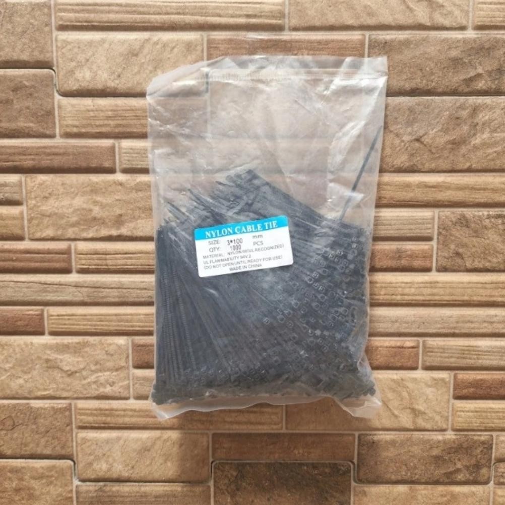 

Limited - Kabel Ties 10 cm / Kabel Tis 3x100mm / Cable Tie ISI 1000 PCS