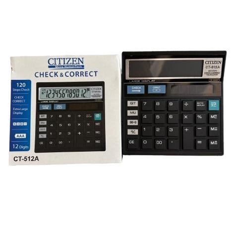 

Terjangkau Kalkulator CITIZEN CT 512 12 Digit - Calculator Check Dual 2 Power FREE GRATIS Baterai // Kalkulator Sekolah - Kalkulator Dagang Warung - Kalkulator Kantor !!
