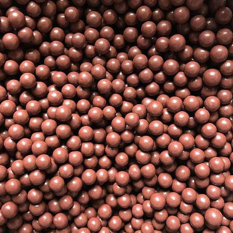 Sd83 100Pcs Bola Kelereng Tanah Liat Ukuran Kecil 9-10Mm - Cokelat - 7Chzdlbr