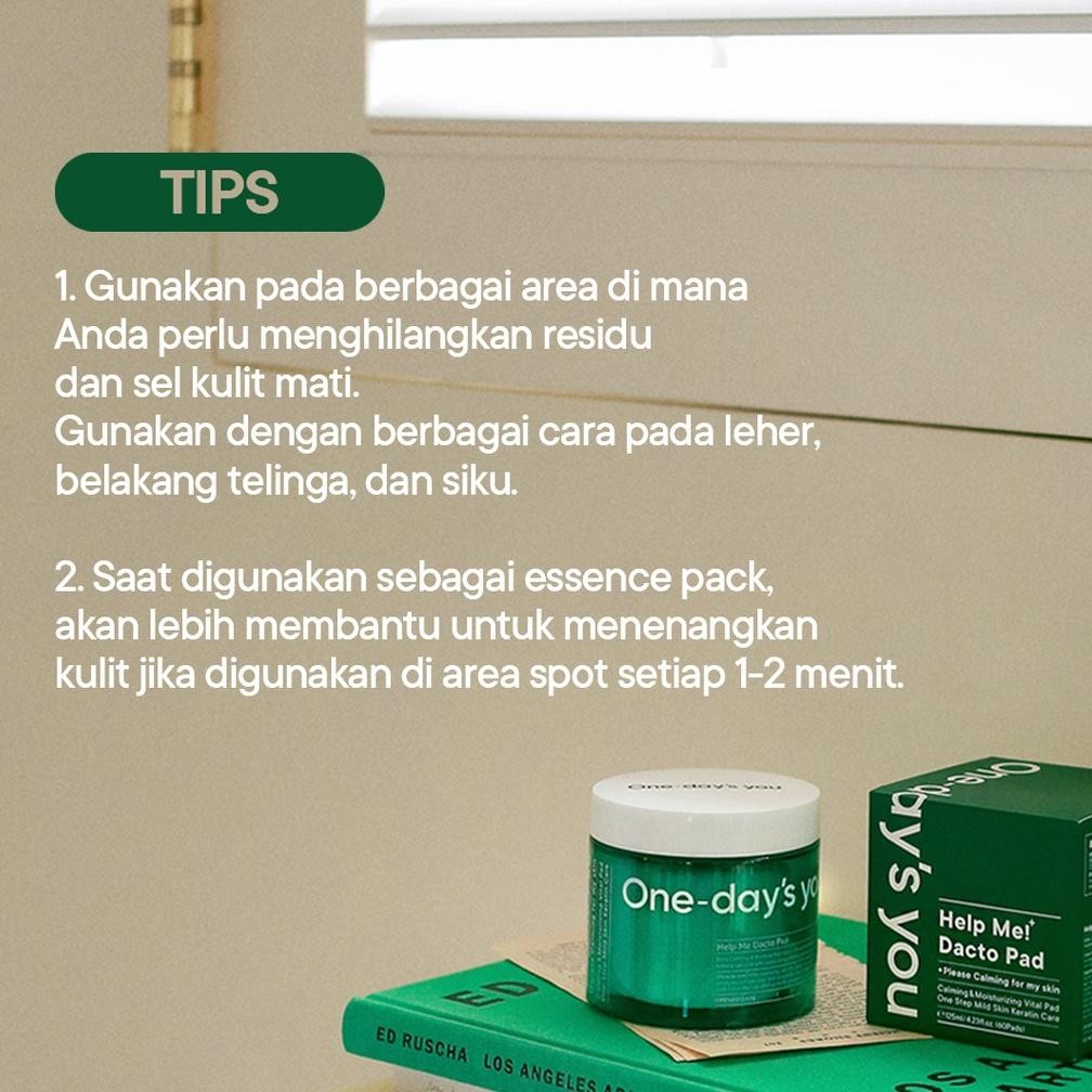 [Promo Diskon] +Check Exp : 2025.04.04+ One Day'S You Help Me! Dacto Pad Toner Pad Harian Penenang D
