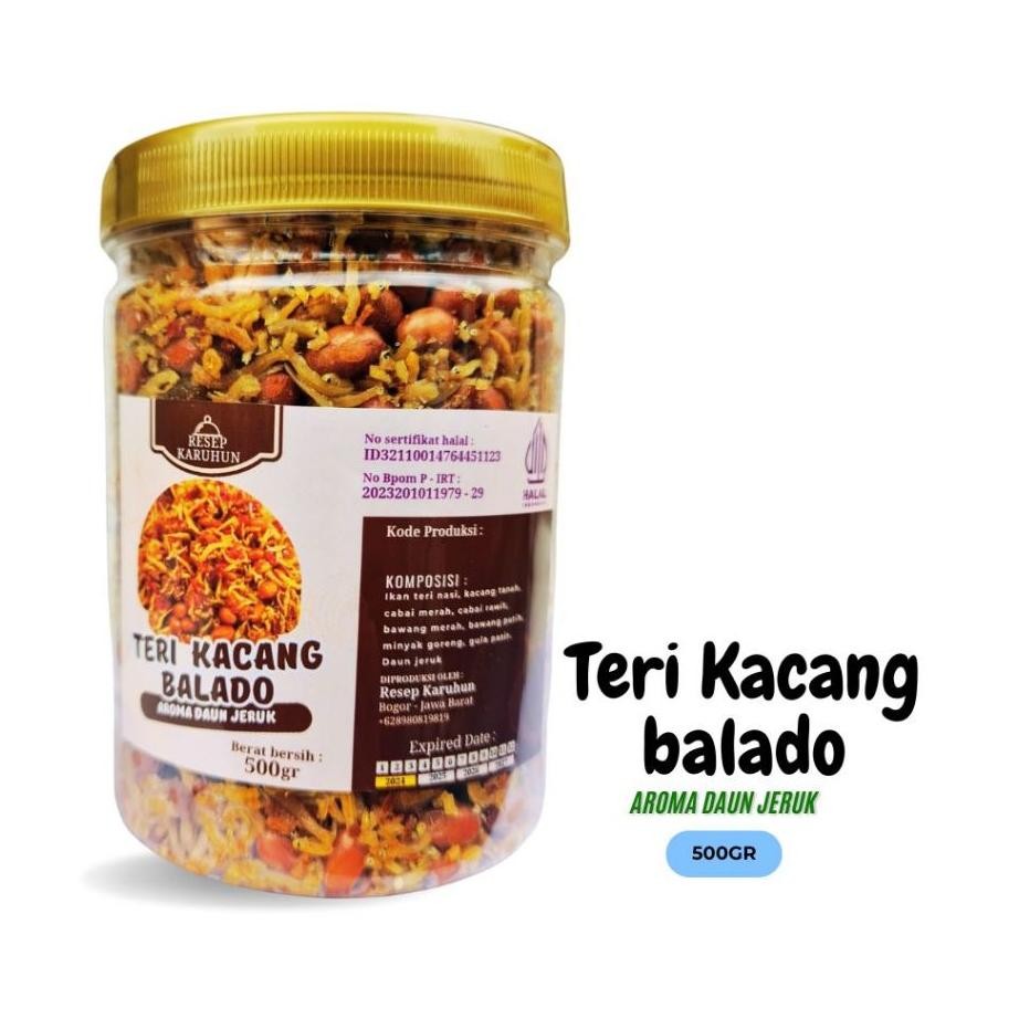 

Teri Kacang Balado Berat Grm Makanan N Tanpa Pengawet