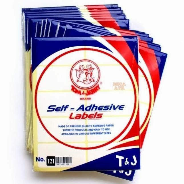

Label Tom & Jerry / Sticker Tom and Jerry Ukuran Besar - 1 box isi 25 pack