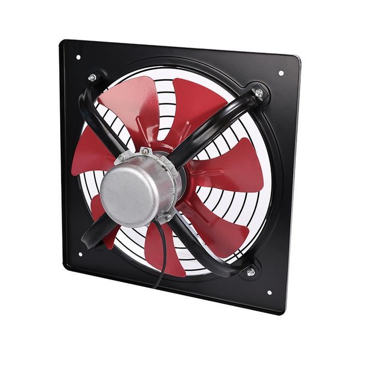 Kipas Exhaust Dinding 10/12/14 Inch Exhaust Fan Dinding Besar Eu Ac 220V Ducting Exhaust Fan Booster