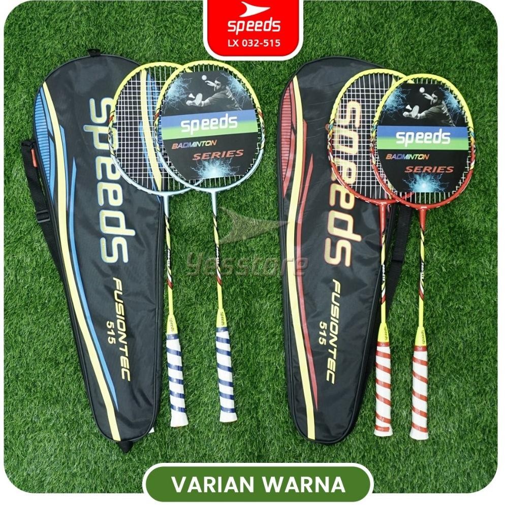 SPEEDS Raket Badminton Bulu Tangkis Olahraga Badminton Racket Badminton Berkualitas Free Tas 032-515