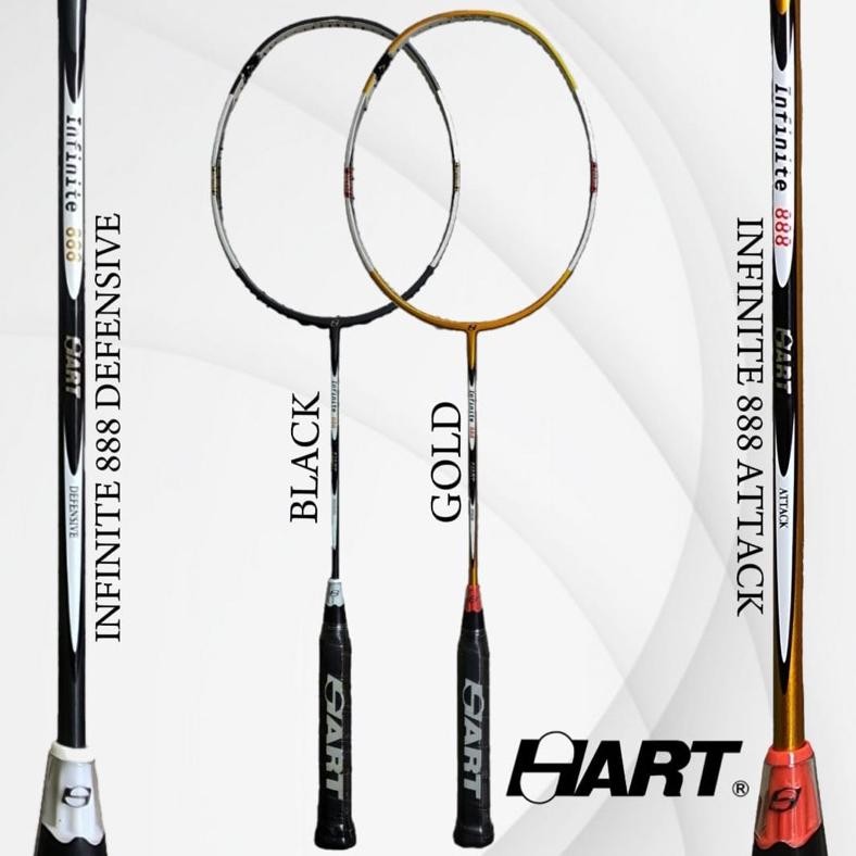 [ Original ] Raket Badminton Hart Infinite 888 Attack / Defensive 30 lbs