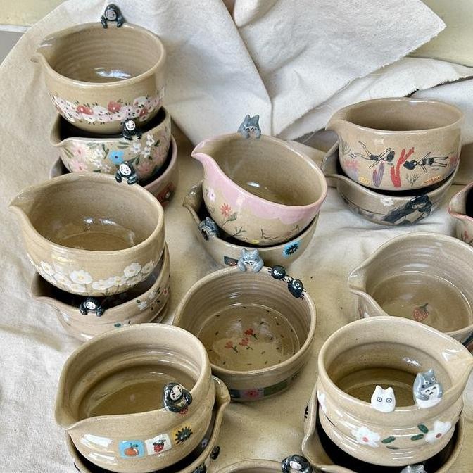 

Terlaris (+10%) Matcha Chawan Handmade By Moonseed Pottery Ready Stok