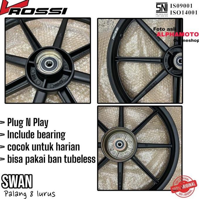 VELG ROSSI SWAN VELG MOTOR BEBEK PALANG 8 VELG JUPITER SUPRA MX VEGA