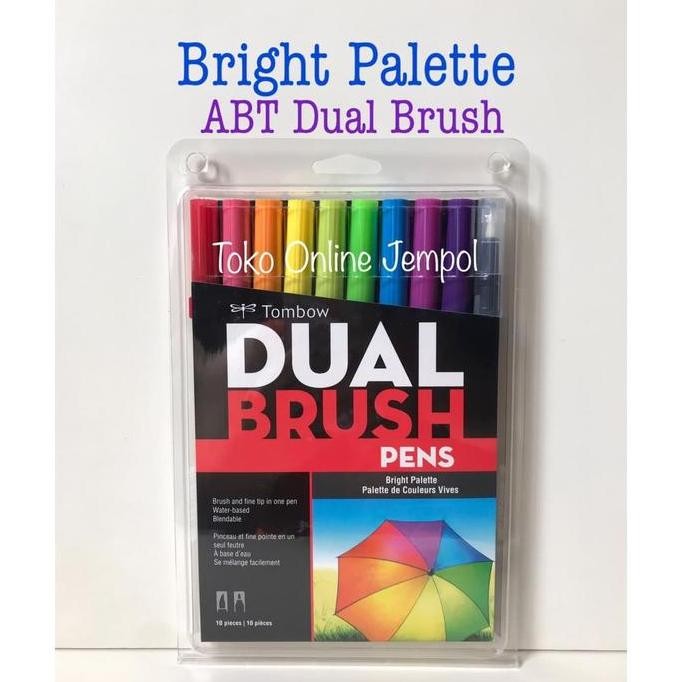 

BRIGHT PALETTE ABT DUAL BRUSH TOMBOW 56185 SPIDOL MARKER ATK0886TW ORIGINAL DAN TERPERCAYA