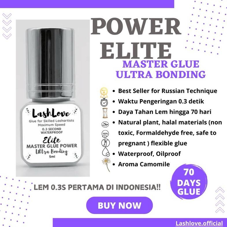 [Promo Diskon] Lashlove - Lem Eyelash Extension Awet, Waterproof Glue Eyelash Lashlove. Longlasting 