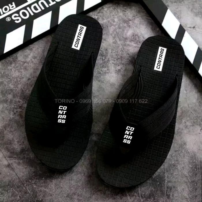 sandal cowo terbaru tali webing contras