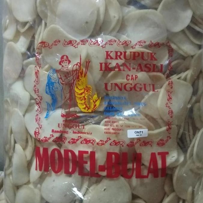 

Kerupuk/Krupuk Panggul Ikan Asli Unggul Model Bulat 1 Bal/Ball/Dus 5Kg #Gratisongkir